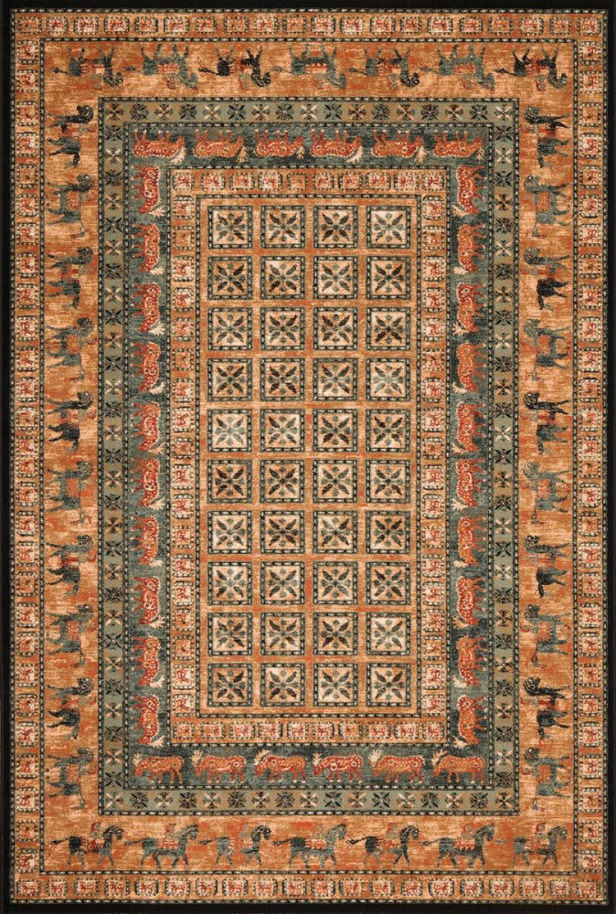 Ковер Голубой Kashqai 4301 500
