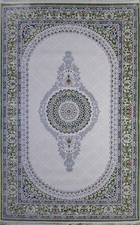 Ковер Amira 4836A D.Blue-L.Grey (зелёный)