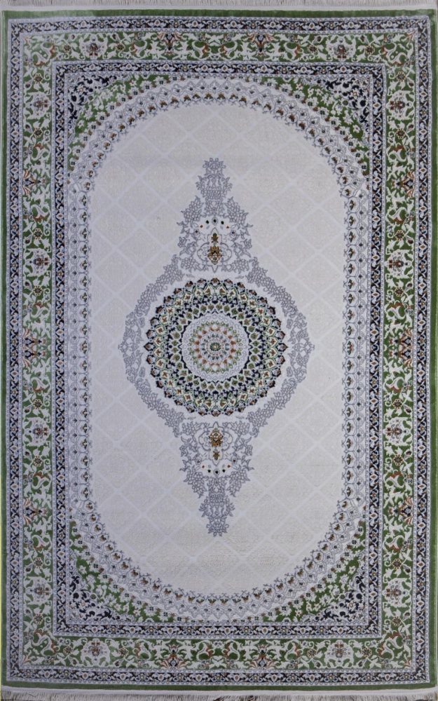 Ковер Amira 4836A D.Blue-L.Grey (зелёный)