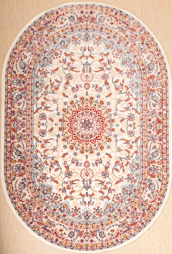 Hunnu Wool+Viscose Овал 6C1101 001